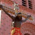 El Señor de los Milagros de Buga peregrina por el municipio de Florida, Valle del Cauca